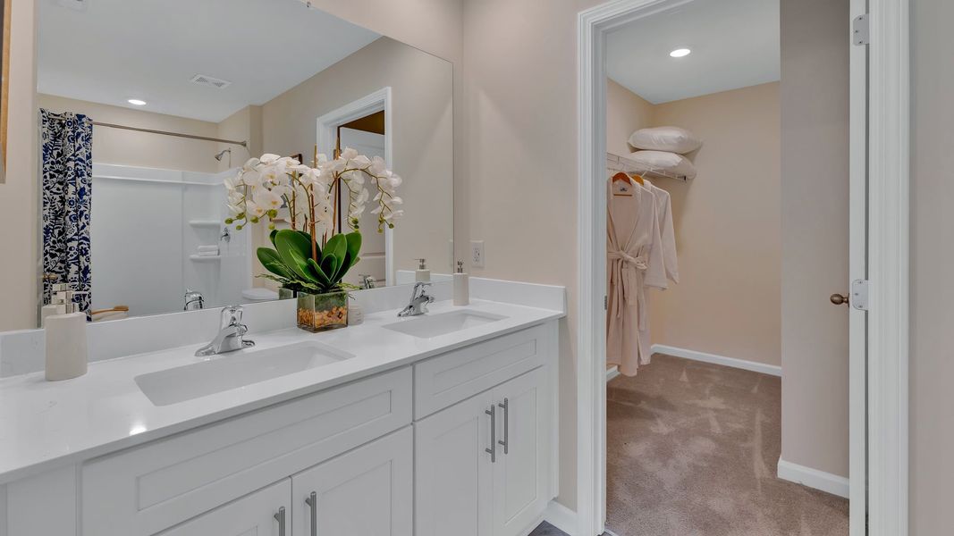 Furnished interior in a model home at Johnson Farms in Greeneville (Image 14).