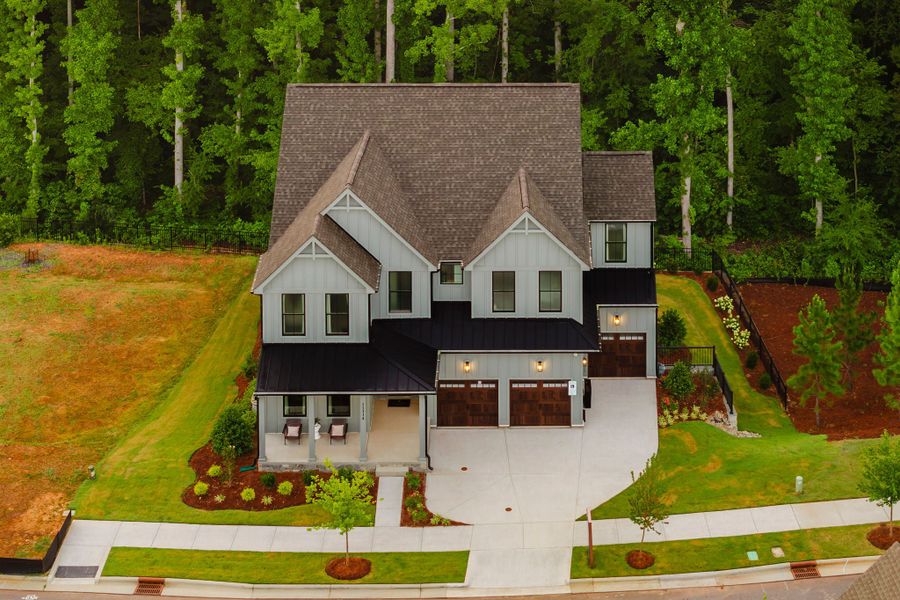 Front exterior of a home in the Mayes Hall community, located in Davidson, NC (Image 25).