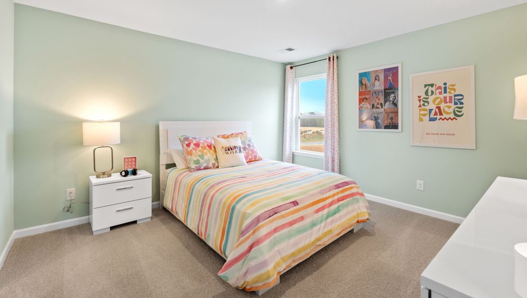 Furnished interior in a model home at Woodhaven in Spartanburg (Image 21).