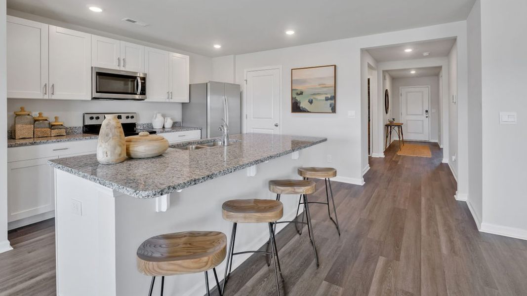 Furnished interior in a model home at Mariners Reach in Bolivia (Image 9). Furnished interior in a model home at Mariners Reach in Bolivia (Image 9).