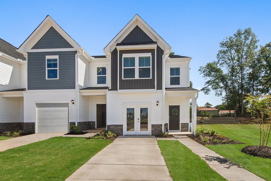 Front exterior of a home in the Trenton Place community, located in Roebuck, SC (Image 4).