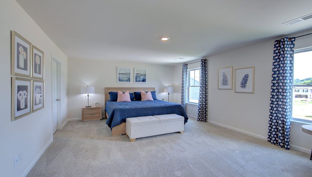 Furnished interior in a model home at Patton Cove in Clyde (Image 7).