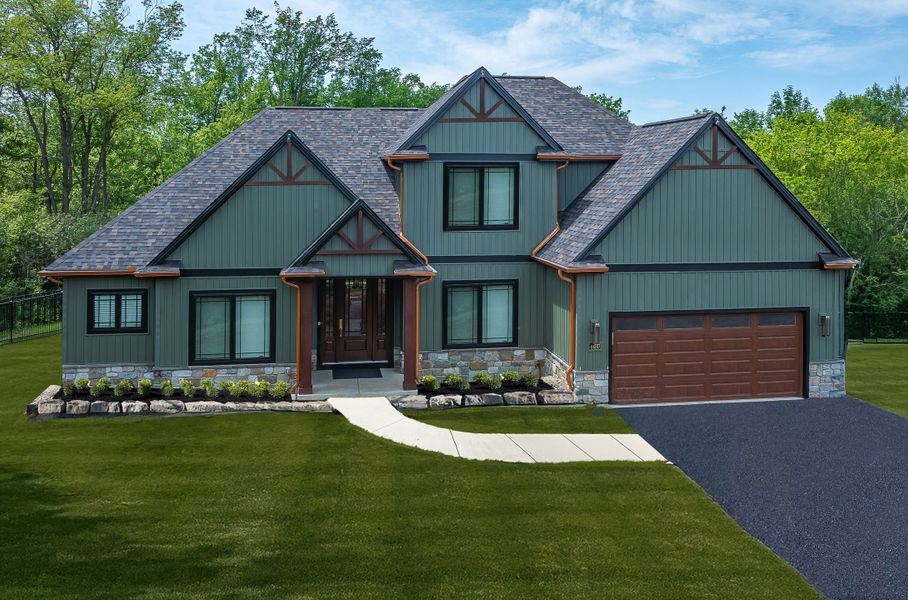 Front exterior of a home in the Wheatfield Crossing community, located in North Tonawanda, NY (Image 2).