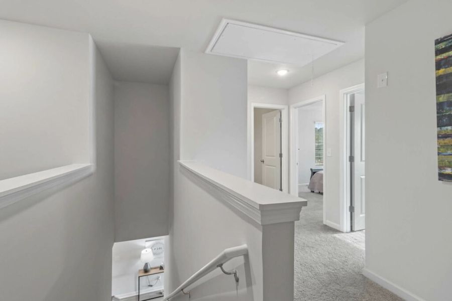 Furnished interior in a model home at Fairview Lake Townhomes in Conyers (Image 23). Furnished interior in a model home at Fairview Lake Townhomes in Conyers (Image 23).