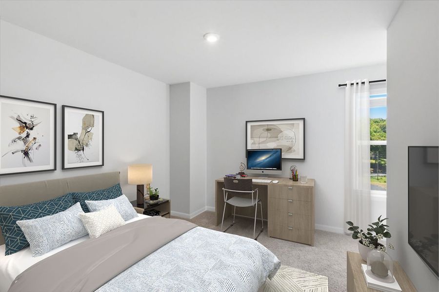 Furnished interior in a model home at Oakhurst Single Family Homes in Woodruff (Image 20). Furnished interior in a model home at Oakhurst Single Family Homes in Woodruff (Image 20).