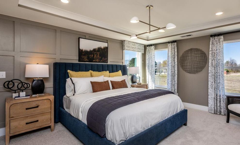 Furnished interior in a model home at Lauren Park in Lexington (Image 5). Furnished interior in a model home at Lauren Park in Lexington (Image 5).