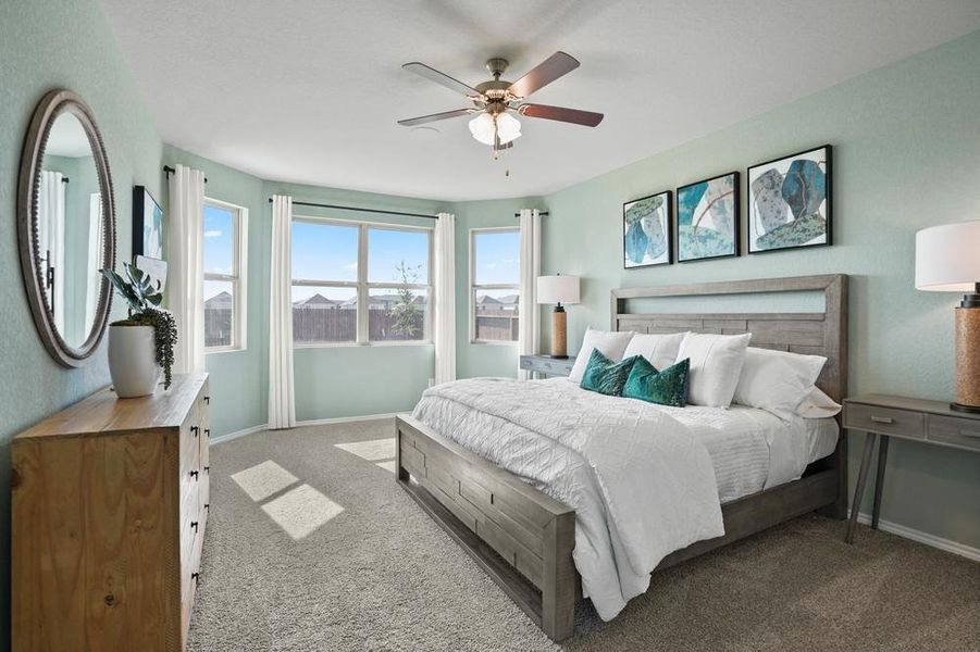 Melissa Ranch Model Home Primary Bedroom