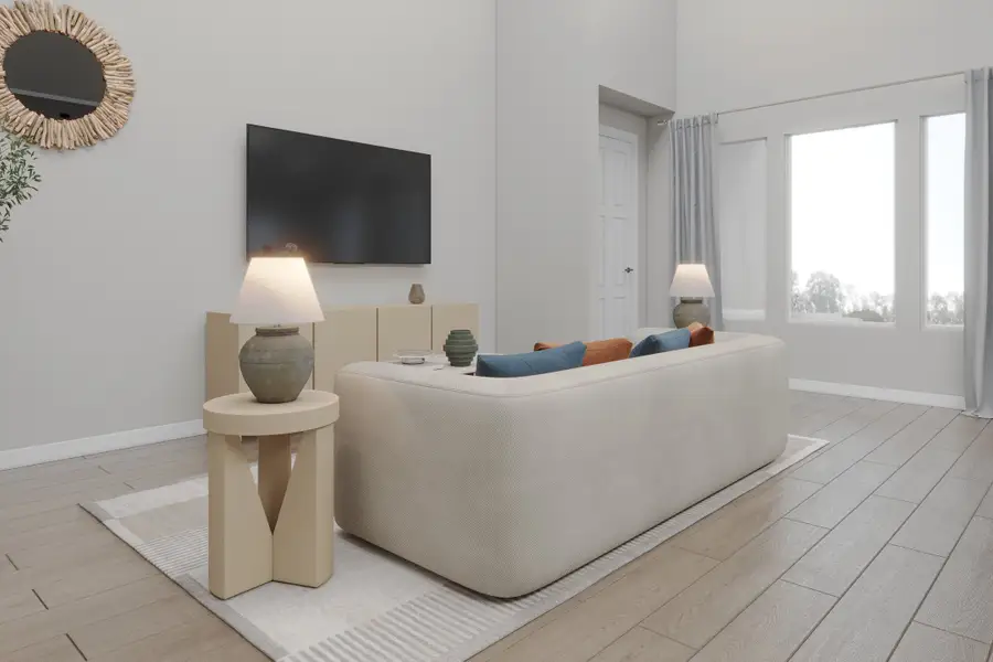 Furnished interior in a model home at Parklands Estates in Marion (Image 13).