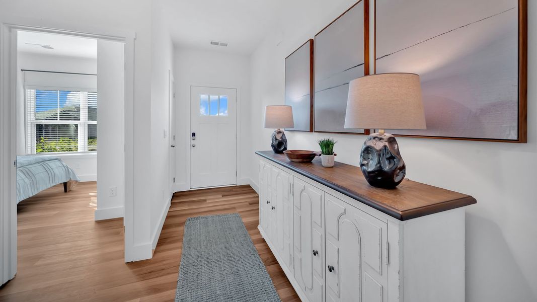 Furnished interior in a model home at Millstone Village in Morristown (Image 27).