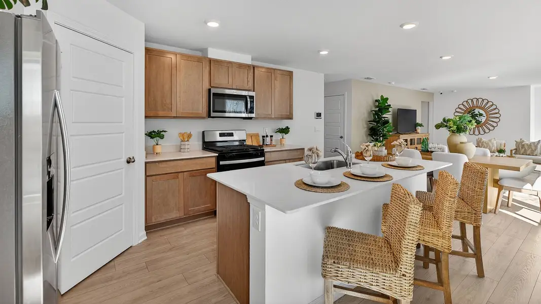 Furnished interior in a model home at Grand Reserve in Bunnell (Image 5).