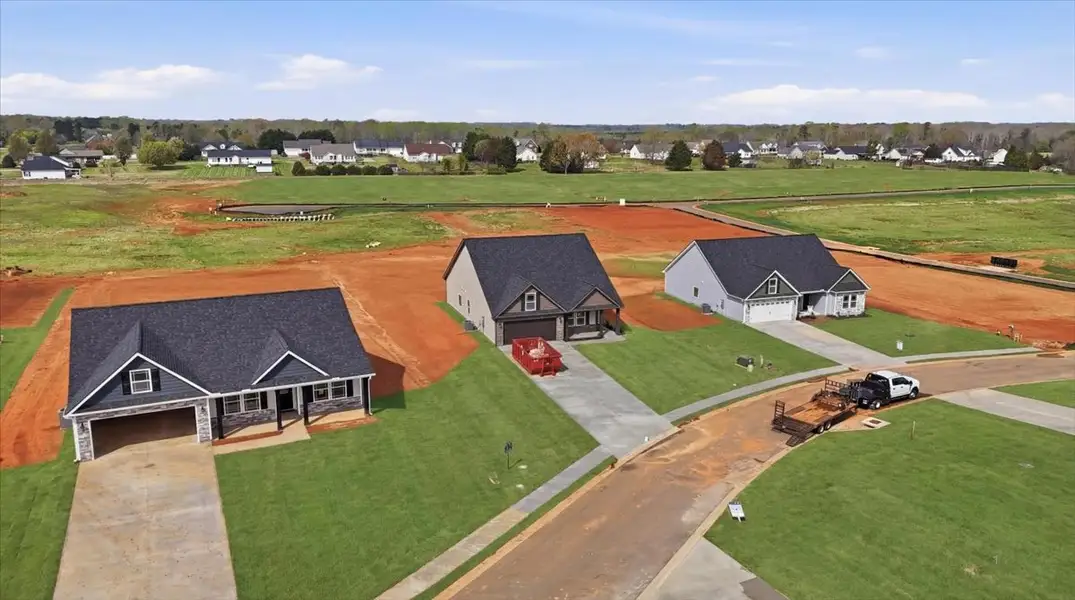 Aerial view of the Bent Tree community in Gaffney, SC, showing layout and nearby surroundings (Image 5).