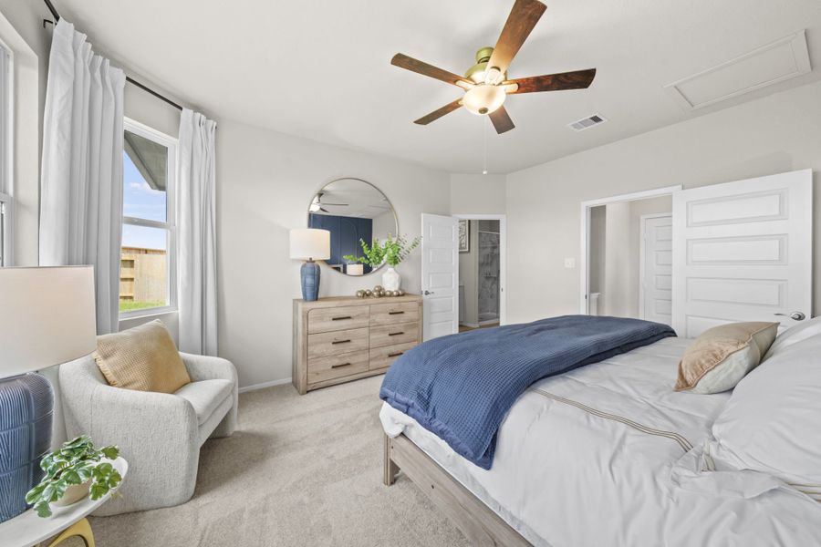Furnished interior in a model home at Azalea in Pattison (Image 22). Furnished interior in a model home at Azalea in Pattison (Image 22).