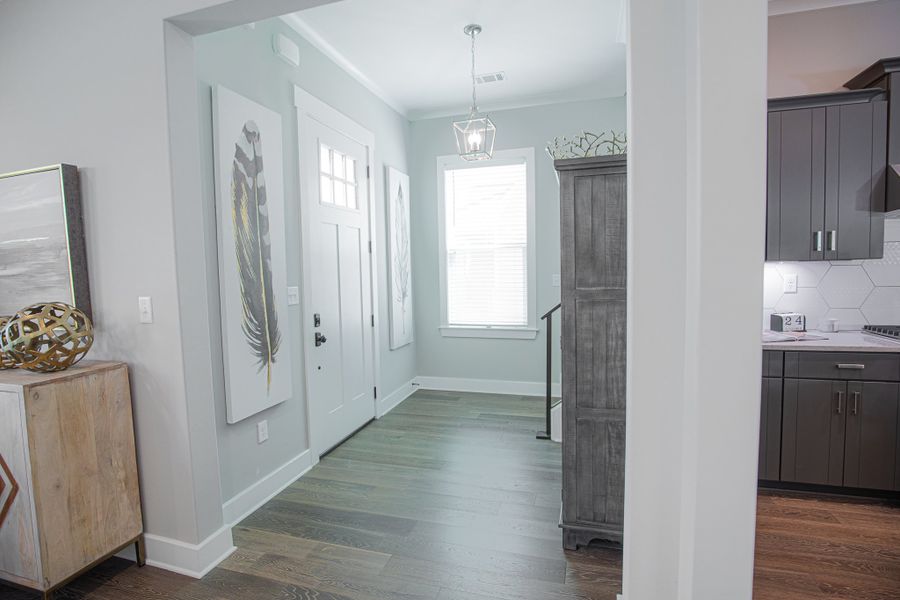 Furnished interior in a model home at Myers Park in Arlington (Image 23).