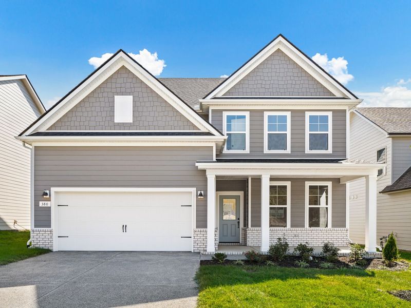Front exterior of a home in the Woods Crossing community, located in Gallatin, TN (Image 8).