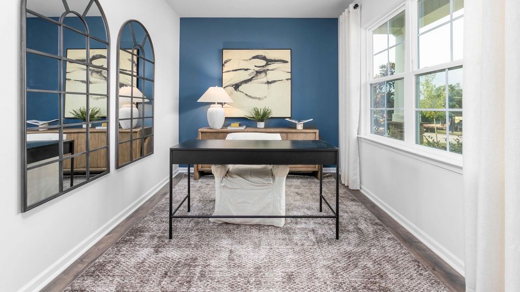 Furnished interior in a model home at Bryson Park in Lexington (Image 7).