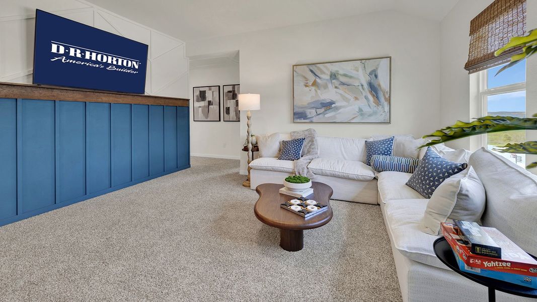 Furnished interior in a model home at Mayfair in New Braunfels (Image 26).