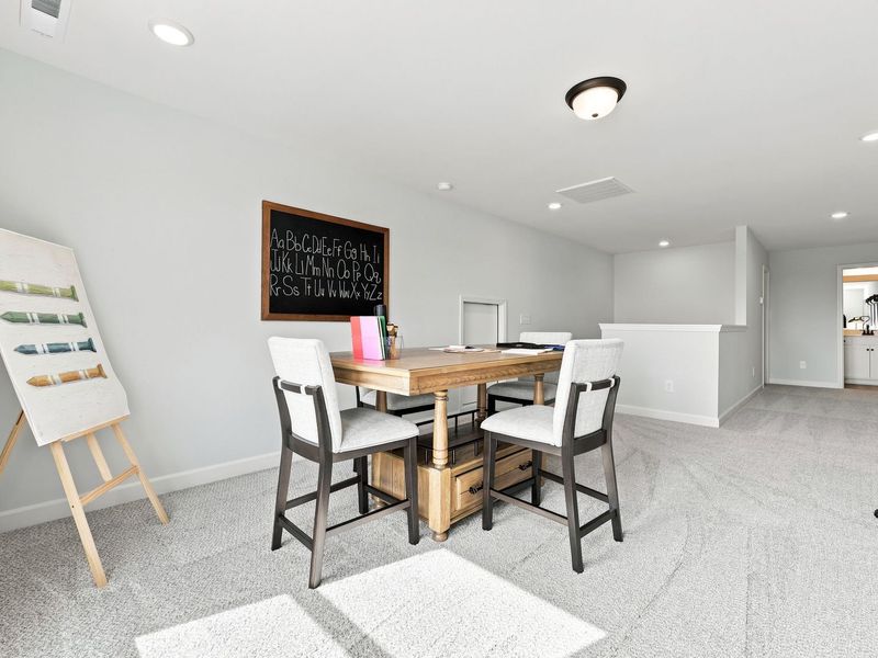 Furnished interior in a model home at Montrose in Aberdeen (Image 39).