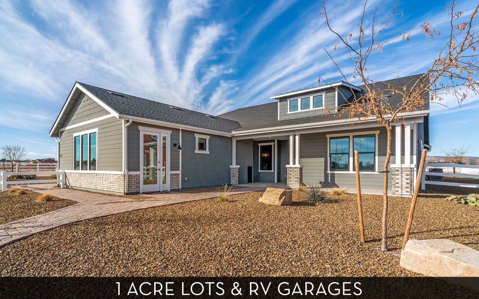 Front exterior of a home in the Heritage Pointe community, located in Chino Valley, AZ (Image 1).