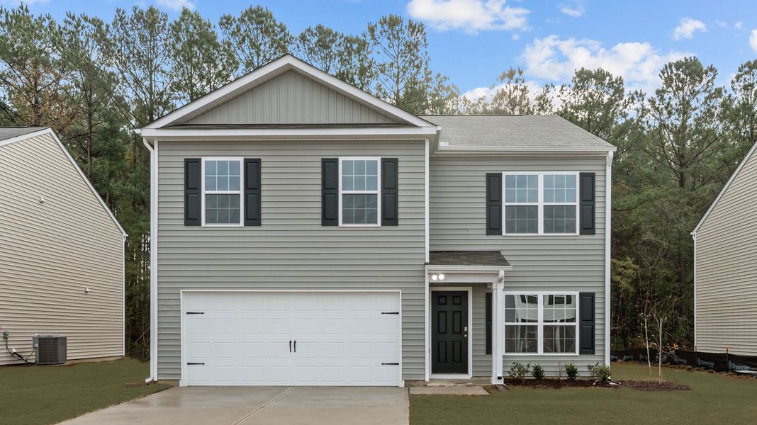 Front exterior of a home in the Madeline Farm community, located in New Bern, NC (Image 10).