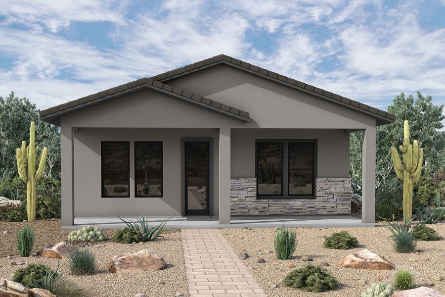 Front exterior of a home in the Preserve Ranch community, located in Scottsdale, AZ (Image 10). Front exterior of a home in the Preserve Ranch community, located in Scottsdale, AZ (Image 10).