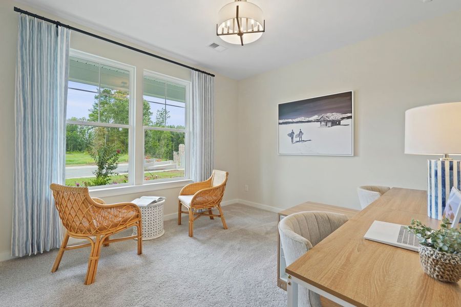 Flexible spaces for focus, work, or uniterrupted time at home