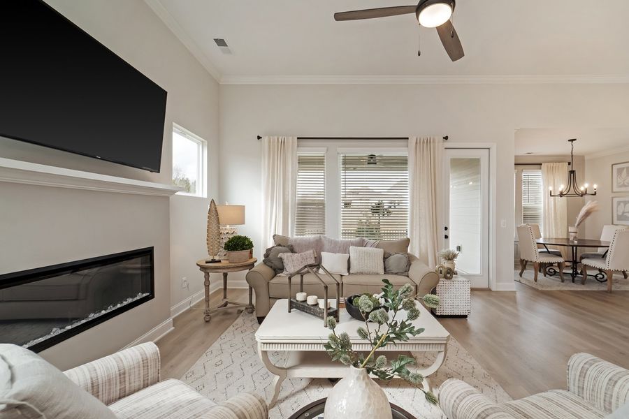 Furnished interior in a model home at Oak Meadows in Smyrna (Image 15).