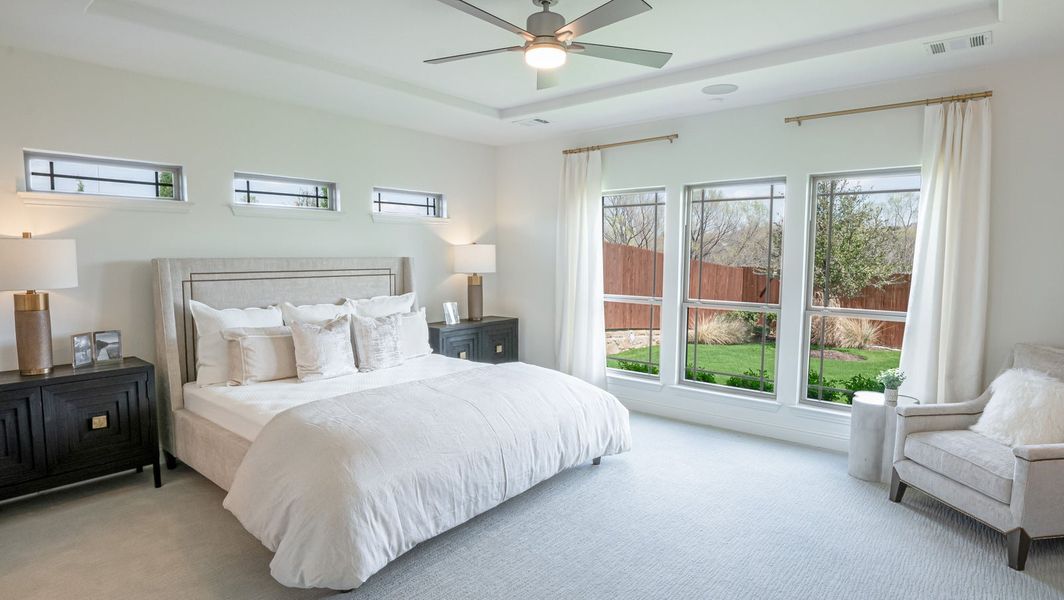 Furnished interior in a model home at Marine Creek Ranch in Fort Worth (Image 7).