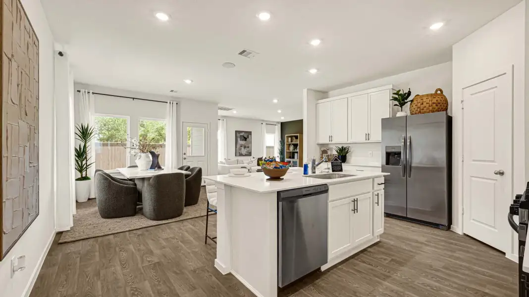 Furnished interior in a model home at Reverie Ranch in Arcola (Image 10).