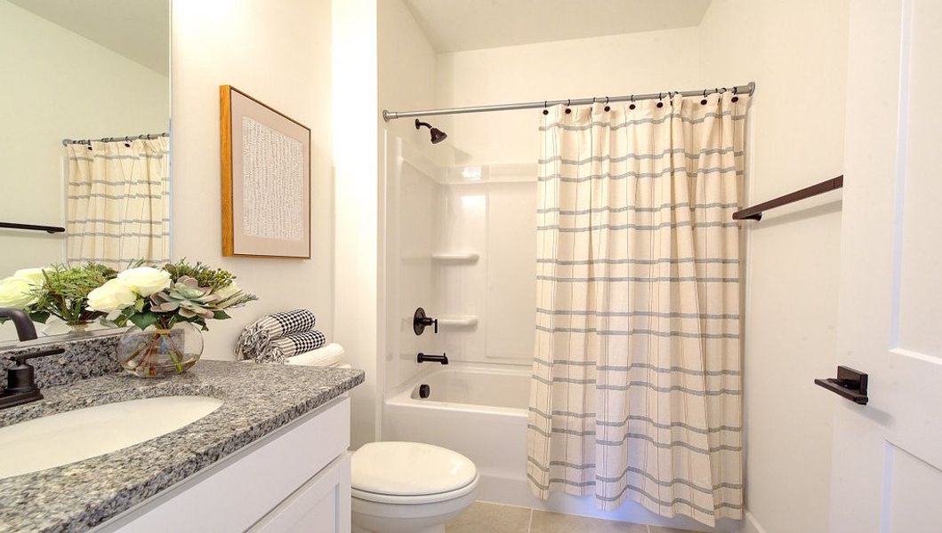 Furnished interior in a model home at Pleasant Grove in Weaverville (Image 31).