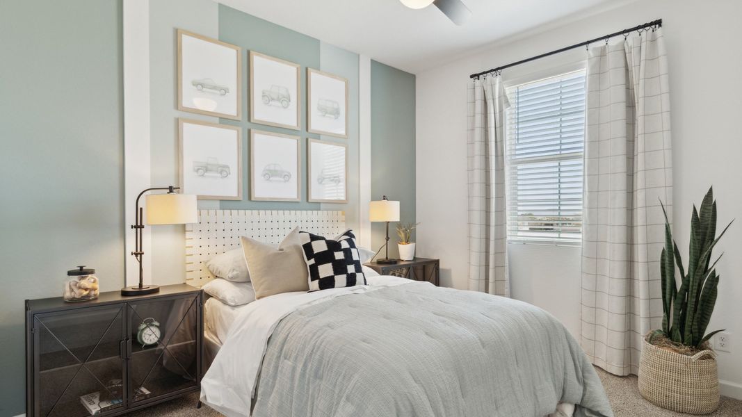 Furnished interior in a model home at Apache Farms in Buckeye (Image 26). Furnished interior in a model home at Apache Farms in Buckeye (Image 26).