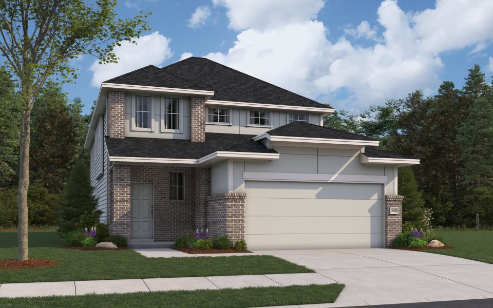 Rendering of floor plan. Colors and features may differ from shown representation.