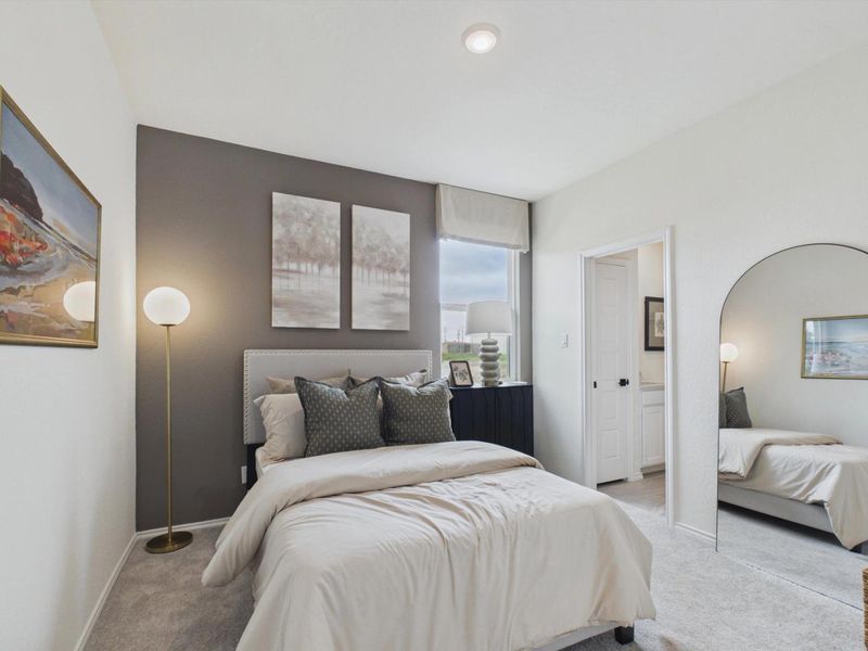 Furnished interior in a model home at Rayburn Valley in San Antonio (Image 16). Furnished interior in a model home at Rayburn Valley in San Antonio (Image 16).