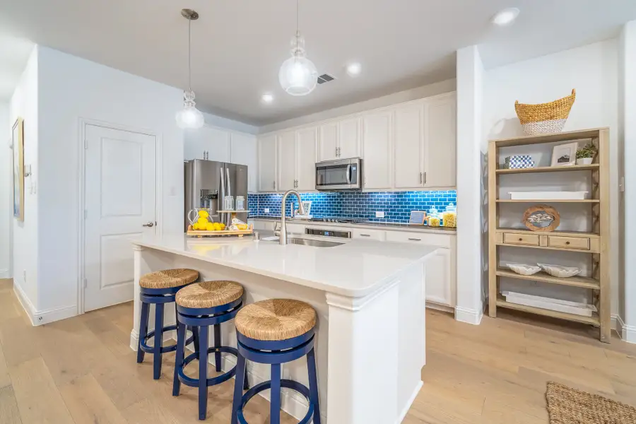 Furnished interior in a model home at Bayside in Rowlett (Image 7).