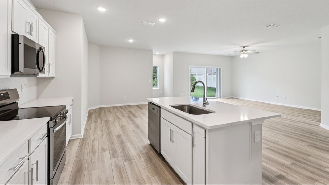 Furnished interior in a model home at Palm Coast in Palm Coast (Image 7).