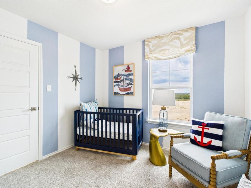 Furnished interior in a model home at Agave in San Antonio (Image 22).