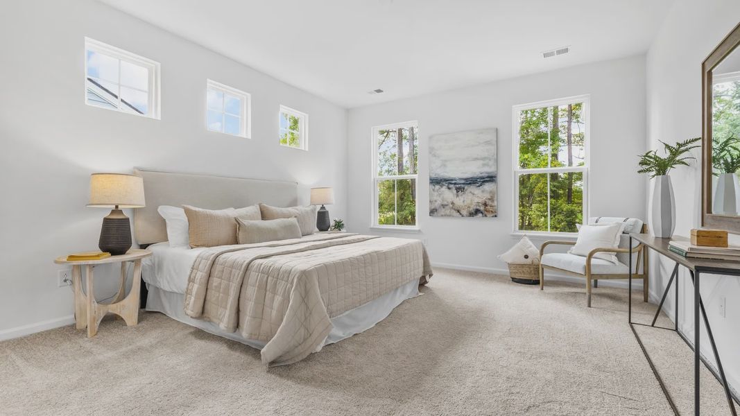 Furnished interior in a model home at Cottages at Bearwood in Mount Pleasant (Image 4).