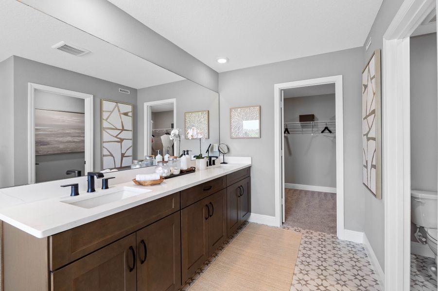 Furnished interior in a model home at Acuera Estates in Apopka (Image 19).