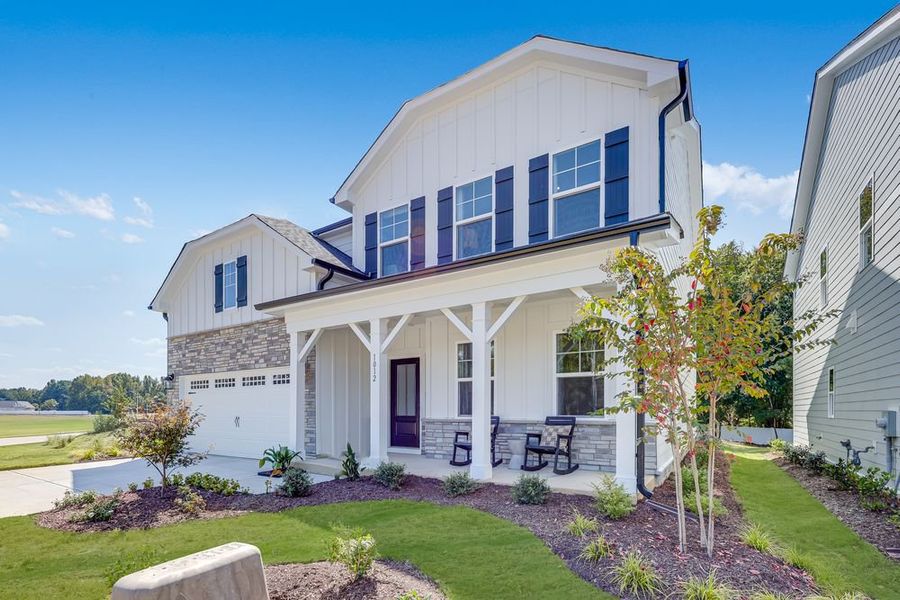 Front exterior of a home in the Eagle Trace community, located in Wendell, NC (Image 4). Front exterior of a home in the Eagle Trace community, located in Wendell, NC (Image 4).