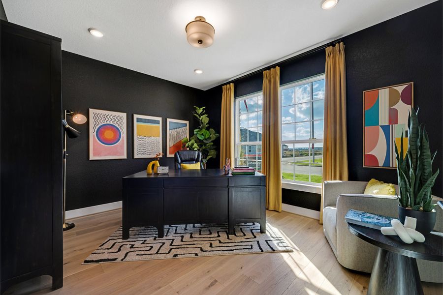 Furnished interior in a model home at Megan's Landing in Castroville (Image 4). Furnished interior in a model home at Megan's Landing in Castroville (Image 4).