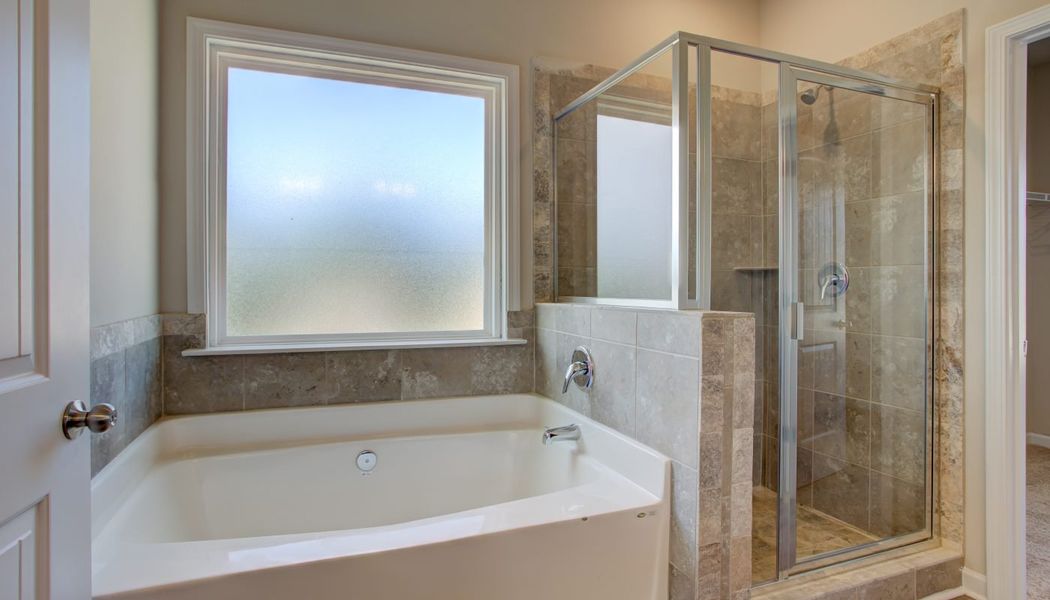 Furnished interior in a model home at North Village in Rydal (Image 24).