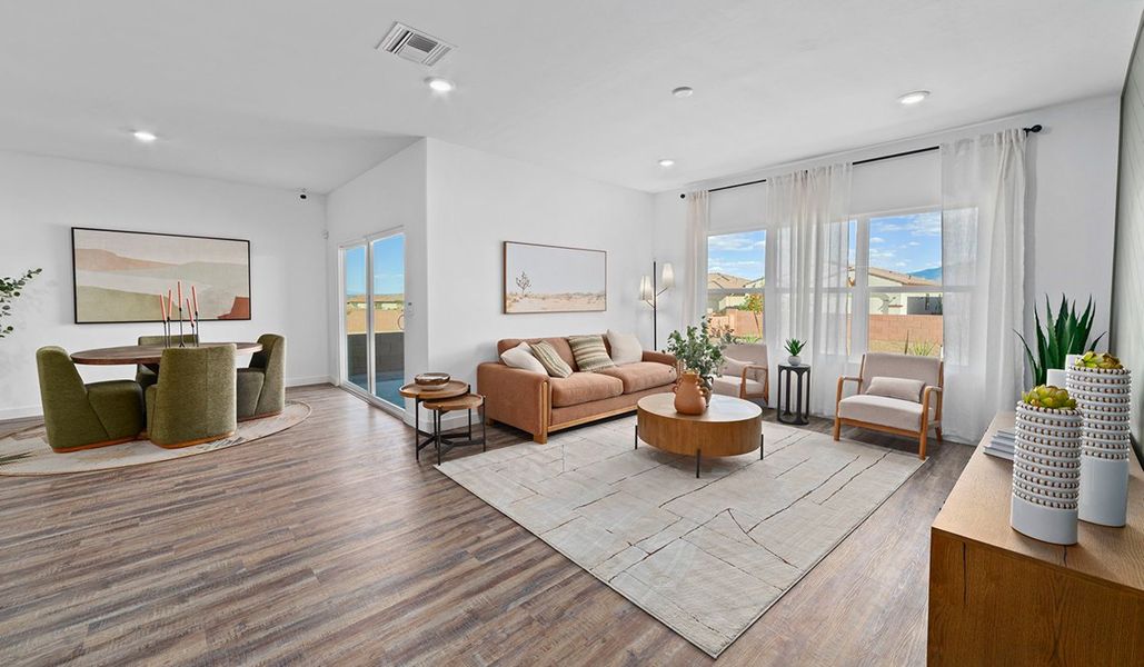 Furnished interior in a model home at Solterra in Green Valley (Image 21).