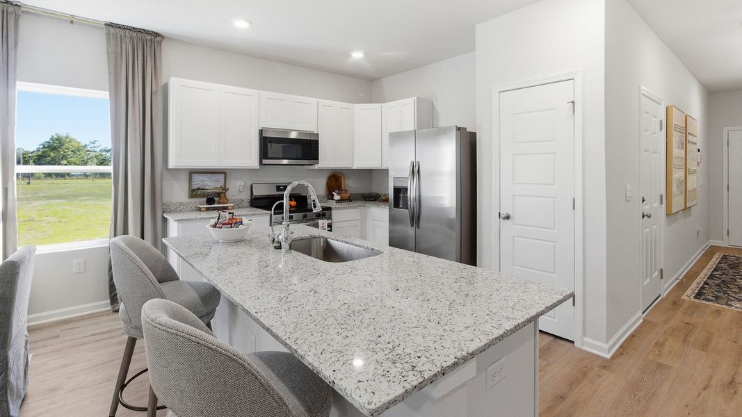 Furnished interior in a model home at Misting Springs in Crawfordville (Image 13). Furnished interior in a model home at Misting Springs in Crawfordville (Image 13).