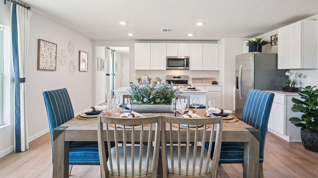 Furnished interior in a model home at Bentley Crossing in Fort Myers (Image 31).