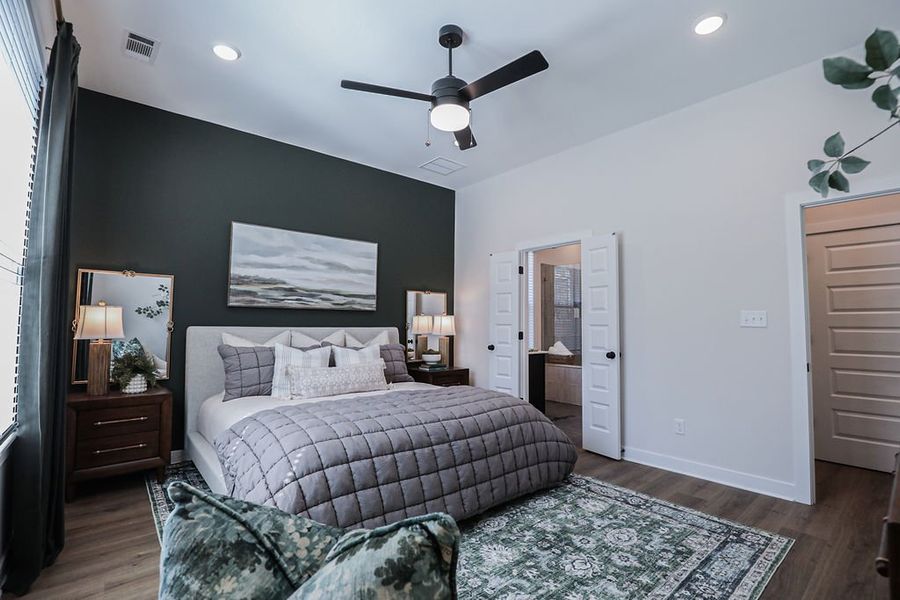 Furnished interior in a model home at Villages of Green Meadows in Munford (Image 35).