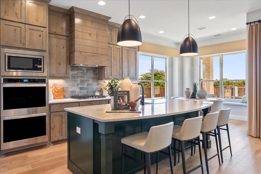 Furnished interior in a model home at Oak Ridge Park in Corinth (Image 5).