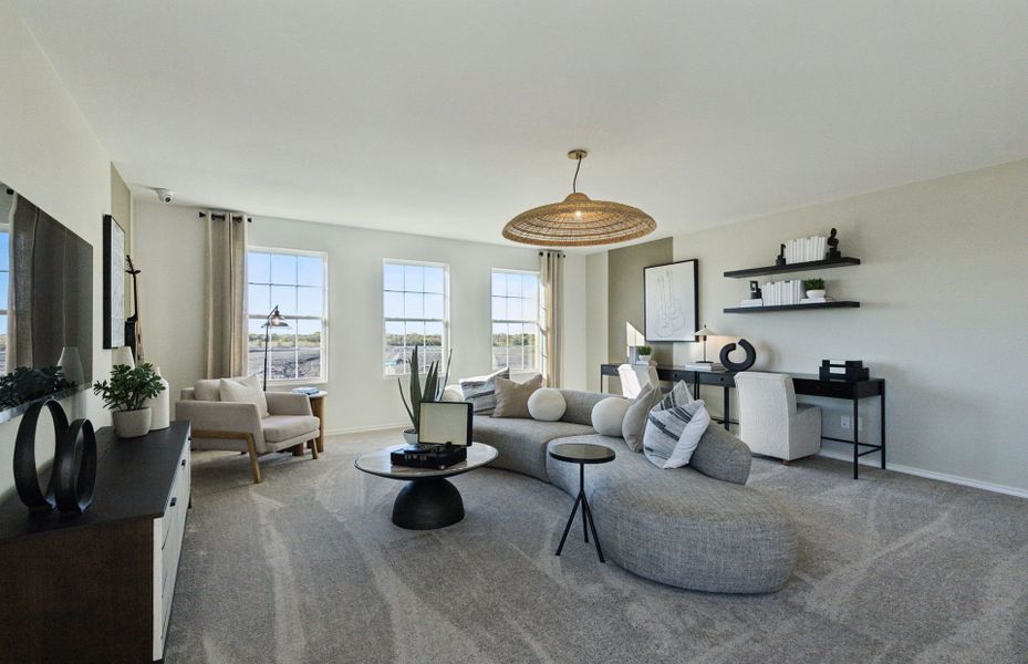 Secondary lofts, per plan Secondary lofts, per plan