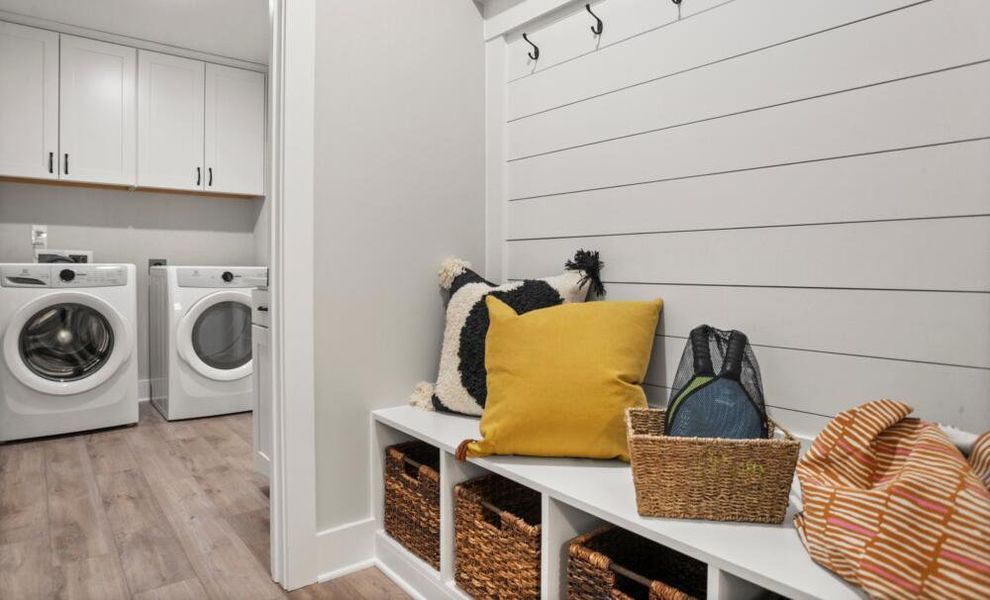 Furnished interior in a model home at Carraway in Greensboro (Image 13).