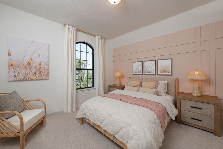 Furnished interior in a model home at Ashland in Angleton (Image 31).