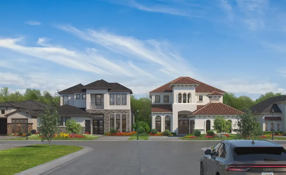 Front exterior of a home in the Oasis at Hammock Dunes community, located in Palm Coast, FL (Image 4).