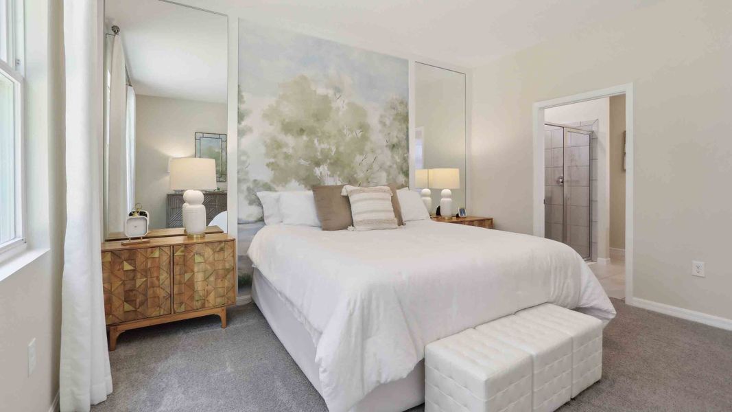 Furnished interior in a model home at Ocala Preserve in Ocala (Image 4).